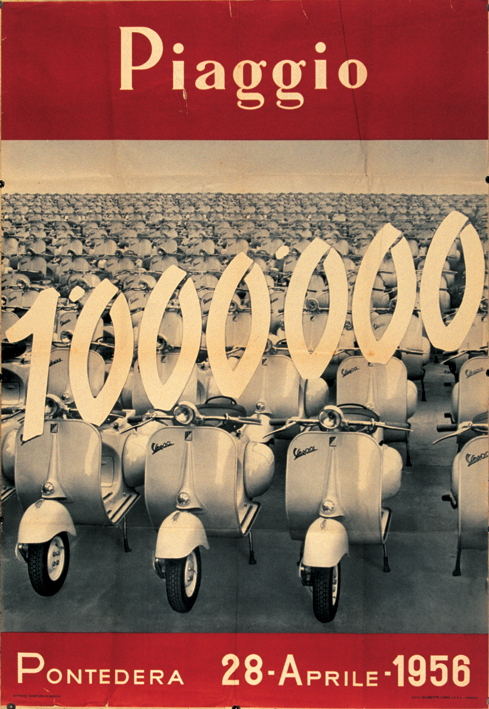 1956-1-million-vespa-17791691070552113203486 Người Ý gọi nó là "con ong", cả thế giới gọi nó là biểu tượng, Vespa ra mắt bộ sưu tập kỷ niệm 80 năm tại Việt Nam - Ảnh 2.