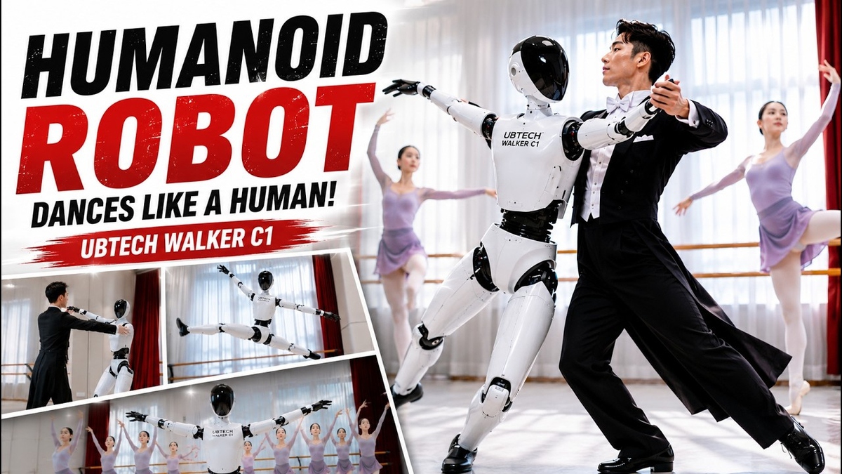 Ubtech ra mắt robot hình người Walker C1 với khả năng múa ba lê xuất sắc như người thật