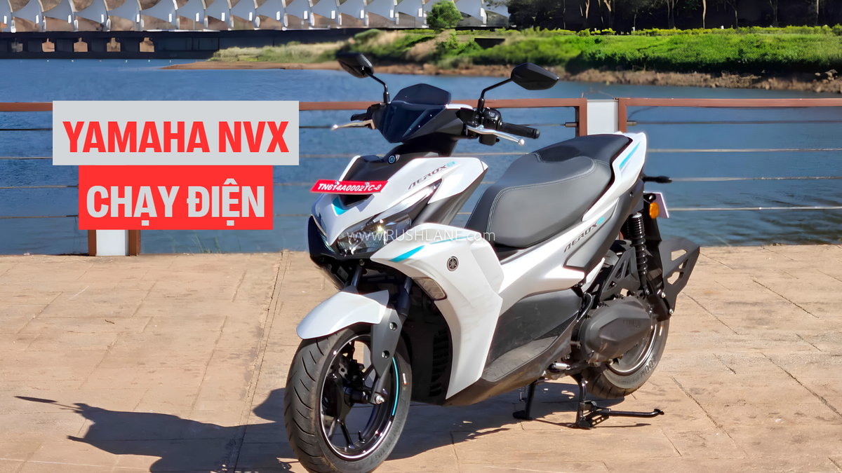 Yamaha NVX bản thuần điện mở bán: Kiểu dáng y hệt xe xăng, ‘hy sinh’ cốp để đặt pin, đi được 117 km/sạc