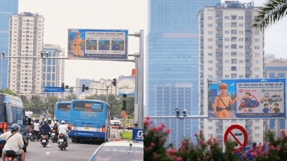 Cận cảnh hệ thống giao thông thông minh vừa “lên sóng” tại Hà Nội: 5.000 camera AI phối hợp cùng 36 màn hình LED bao quanh khắp phố phường