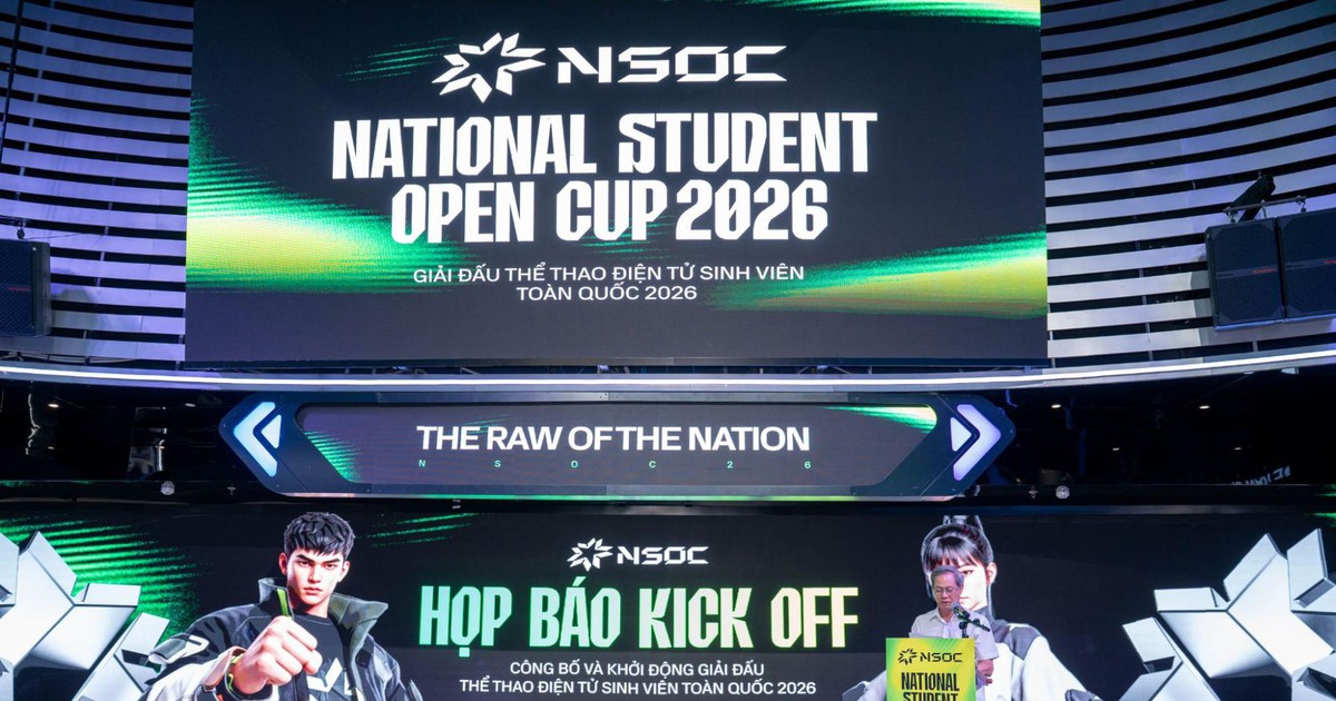 NSOC 2026 khởi động, tìm kiếm những “viên ngọc thô” của eSports sinh viên Việt Nam